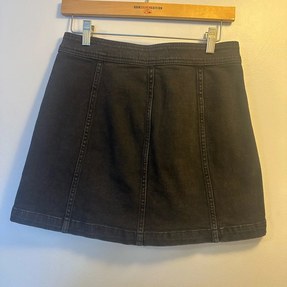 Madewell Black Denim Mini Skirt - Picture 6 of 7